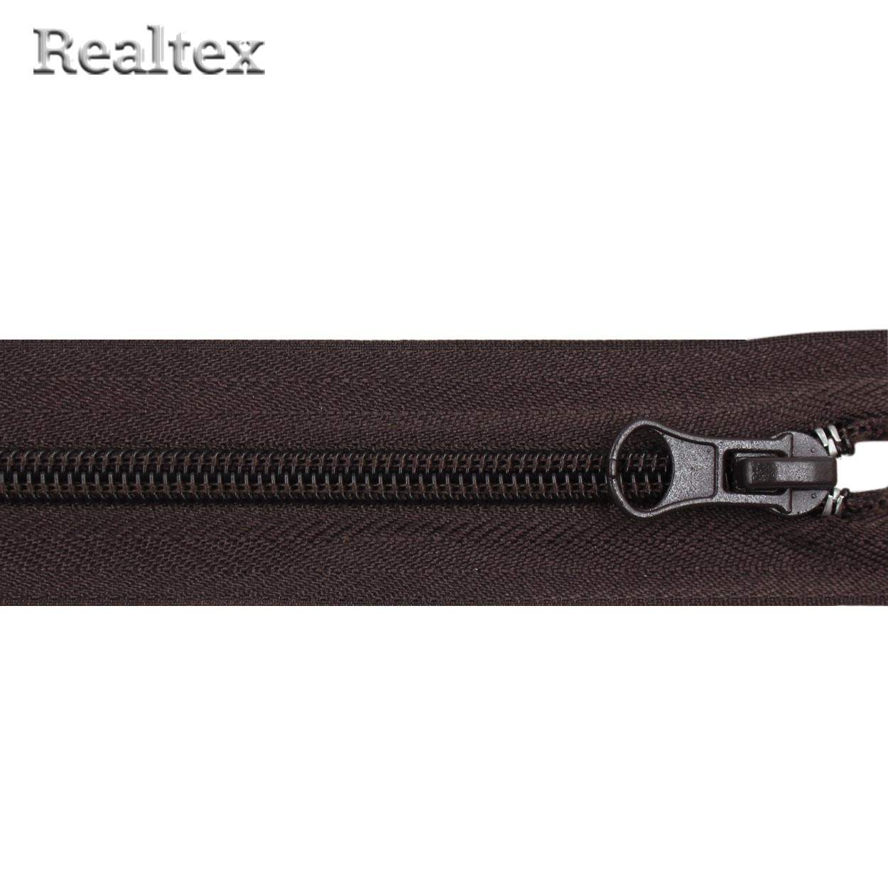 Молния витая Т.5 40см разъемная цв.304C т.коричневый