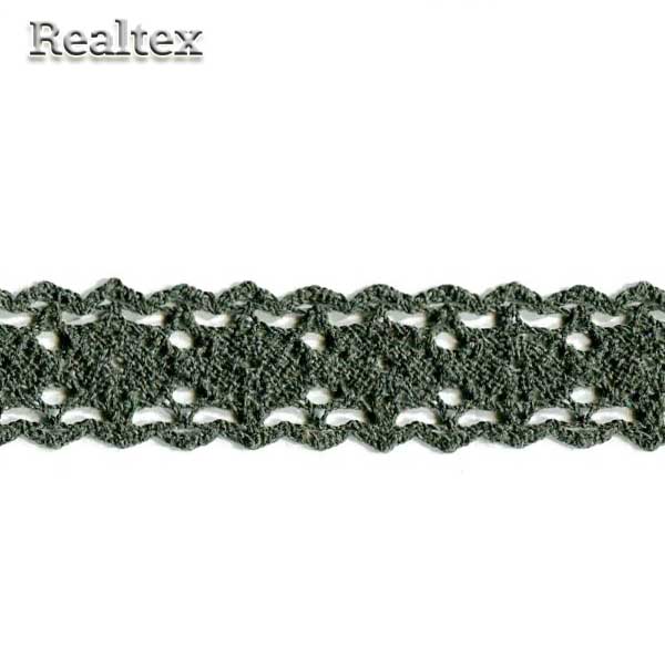 Кружево вязаное  28мм 28.01.105 цв.32 хаки