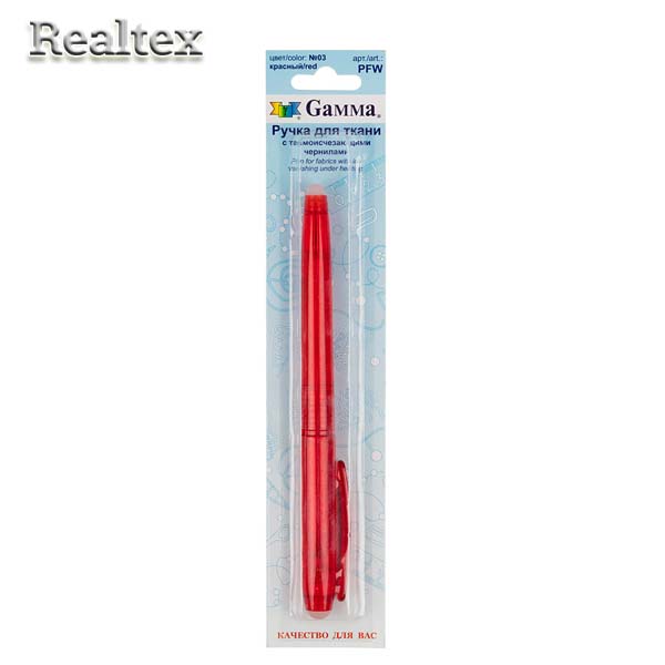 Ручка для ткани PFW "Gamma" цв.03 красный