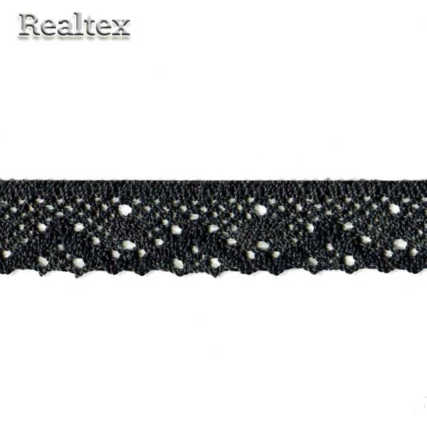 Кружево вязаное  30мм 30.01.111 цв.26 черный