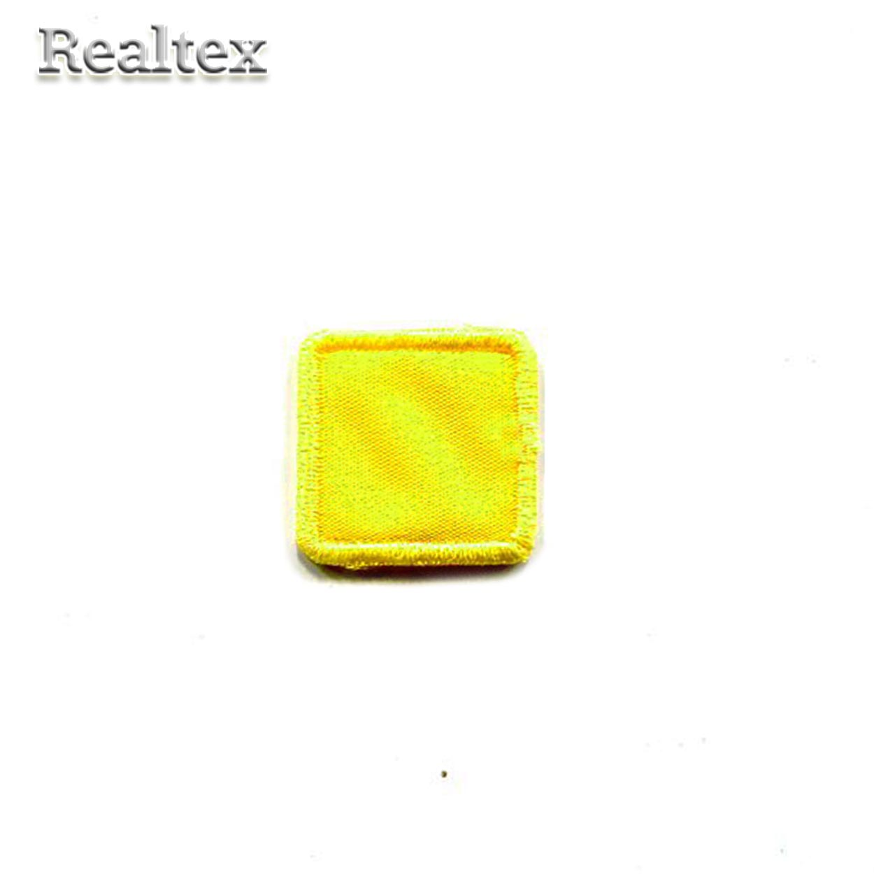 Термоаппликации 009 "Квадрат малый" цв.желтый