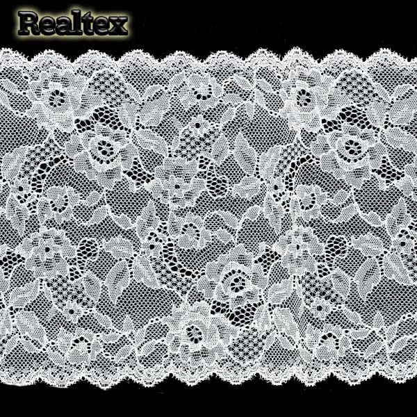 Кружево стрейч 180мм E214 0047809 цв.белый