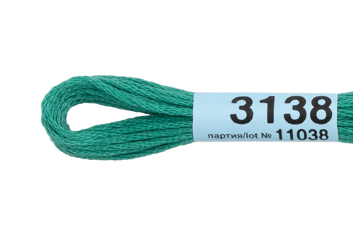 Мулине "Гамма" цв.3138 зеленый