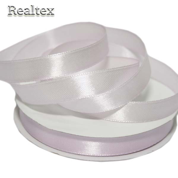Лента атласная 12мм Realtex (32,9м) цв.183 бледно-сиреневый 