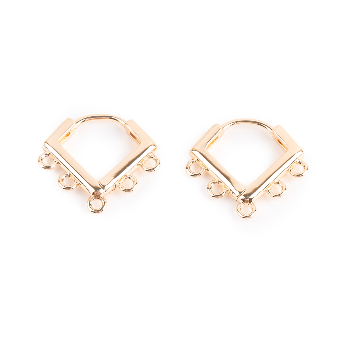 Швензы для серег "Zlatka" FMK-H21 (2шт) цв.02 золото 