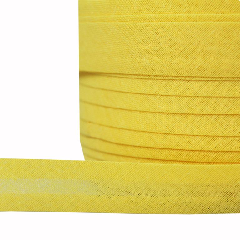 Косая бейка Х/Б 15мм цв.F110 жёлтый