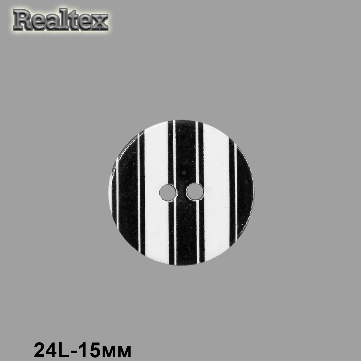 Пуговицы CB R-23 24L (36шт) цв.Black 