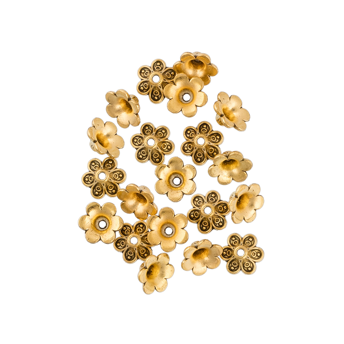 Розетка для бус "Zlatka" MFR-10 цв.02 золото