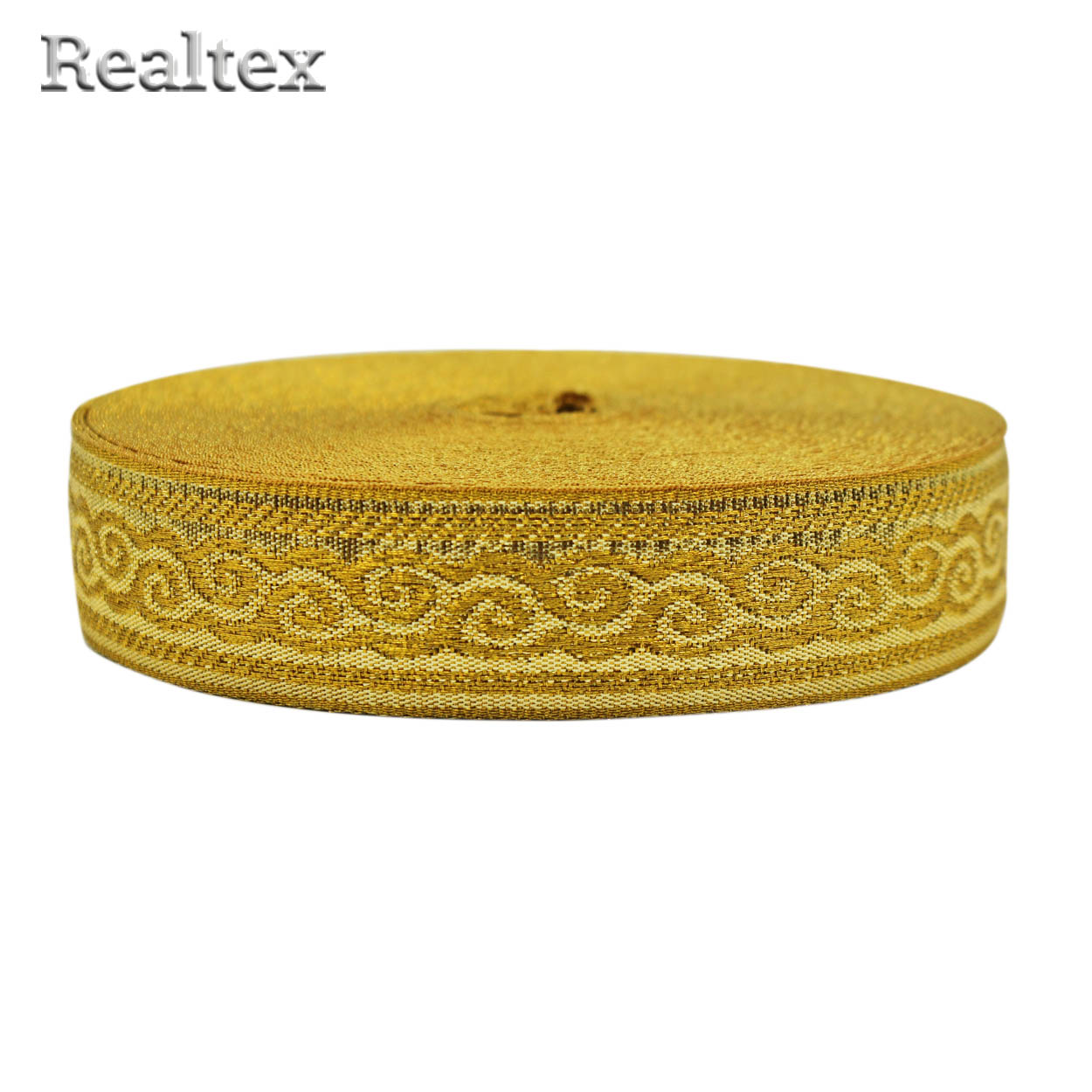 Тесьма церковная  Realtex 25мм R-05 цв.золото