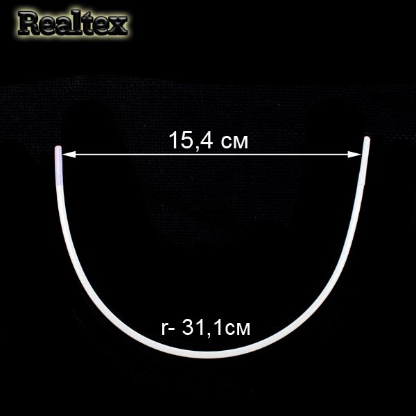 Косточки корсажные Realtex Premium №38С металл крашенный (31,1х15,4см) (12пар)