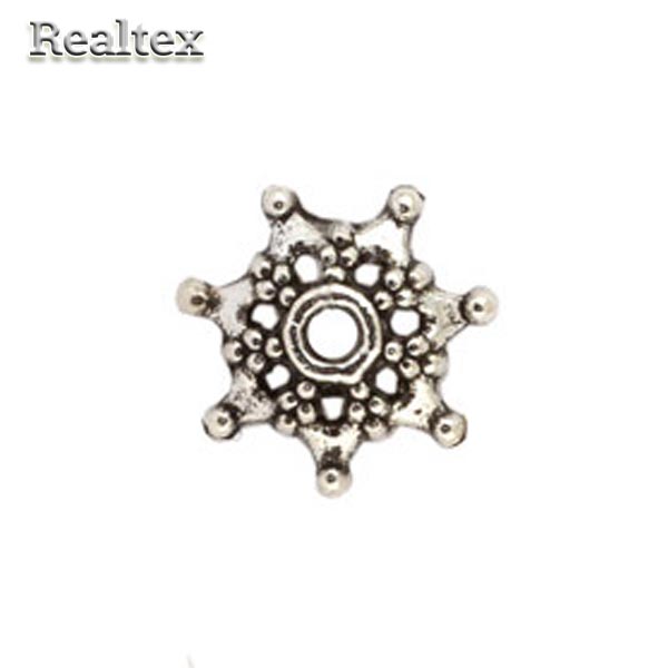 Розетка для бус "Zlatka" MFR-06 цв.античное серебро