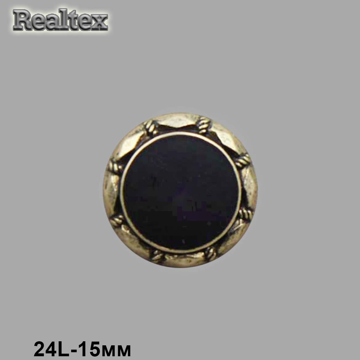 Пуговицы LA X-42 24L (72шт) цв.Black/DG