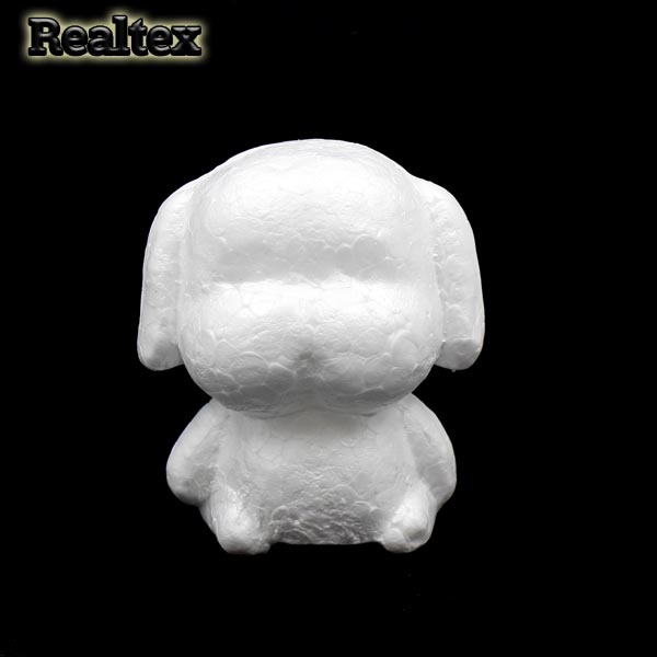 Заготовка для декорирования Собачка объемная 9см (пенопласт гладкий) (10шт)