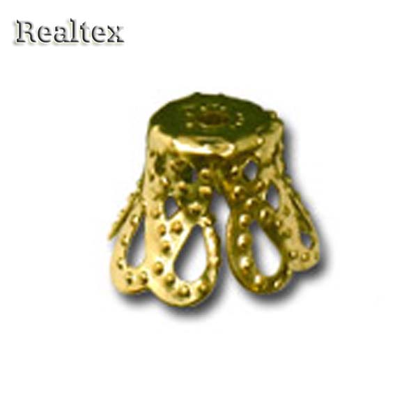 Розетка для бус "Zlatka" DC-005/5 цв.01 золото