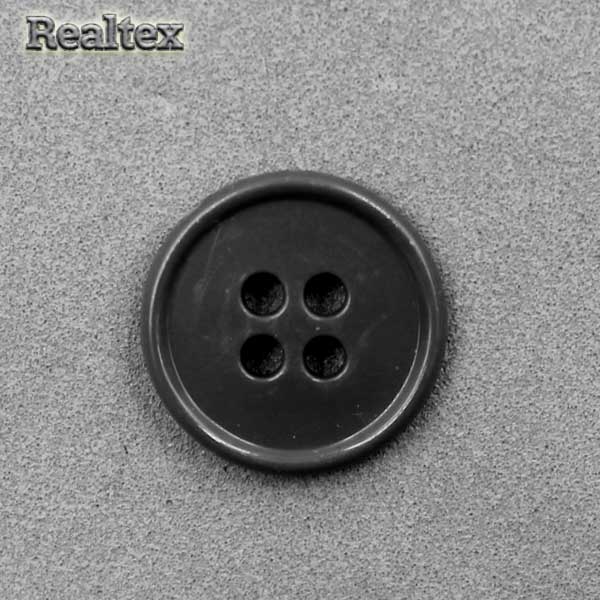 Пуговицы 4 прокола 14мм цв.черный