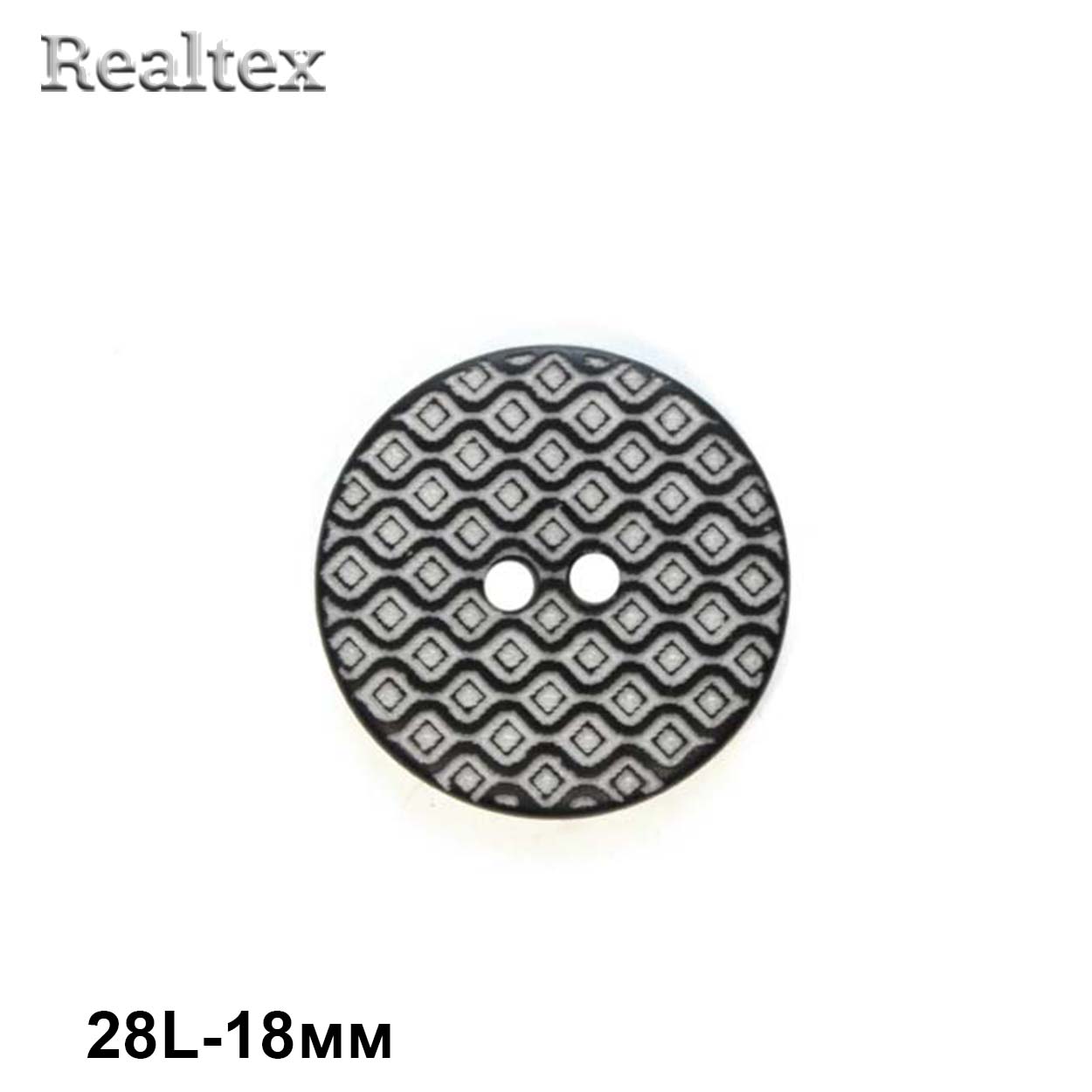 Пуговицы CB 3612 28L (36шт) цв.Blk-02