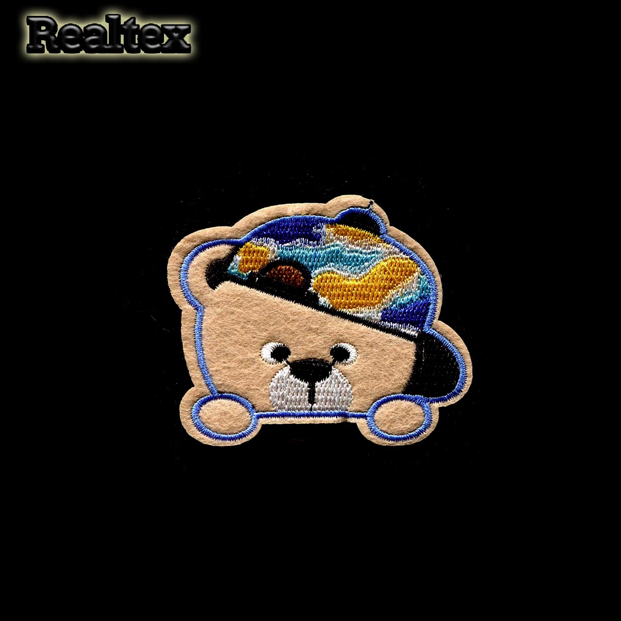 Термоаппликации детские Realtex RT-162 "Мишка в кепке"