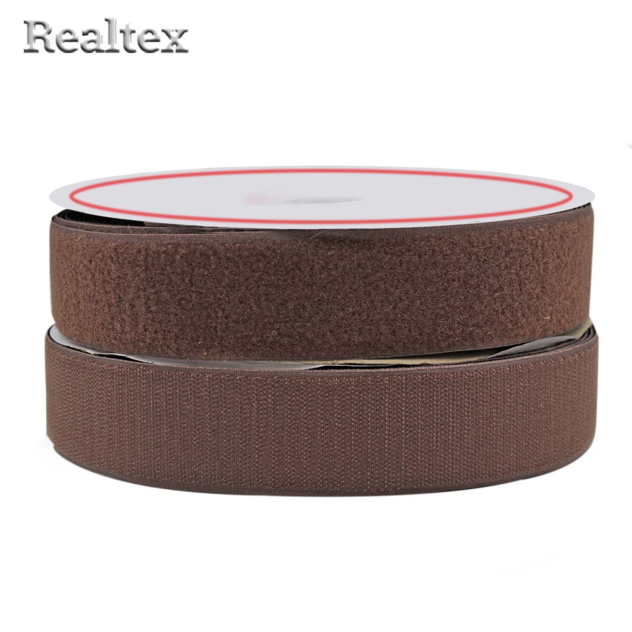 Липучка  Realtex 50мм цв.107 коричневый