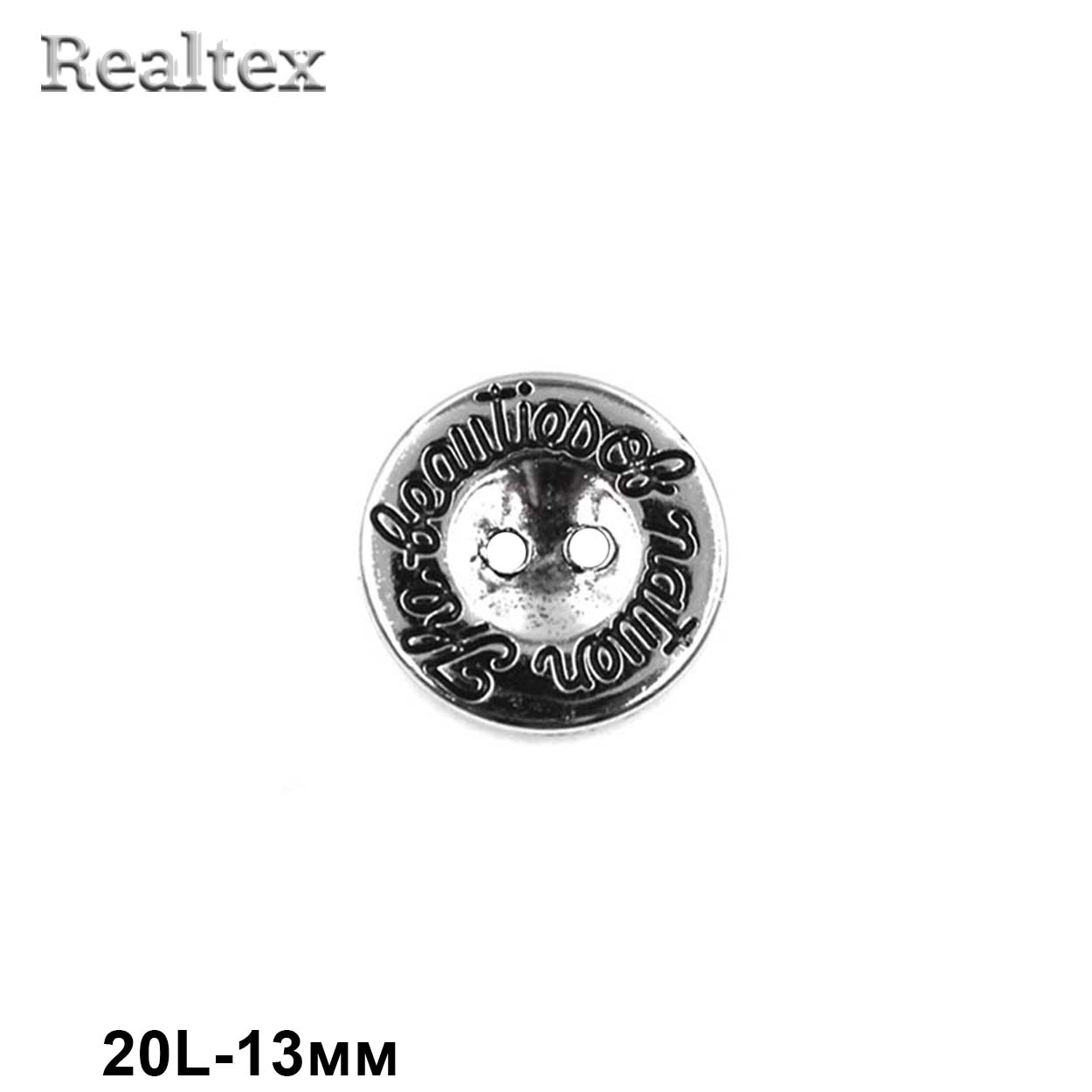 Пуговицы LA 1725 20L цв.Pewter