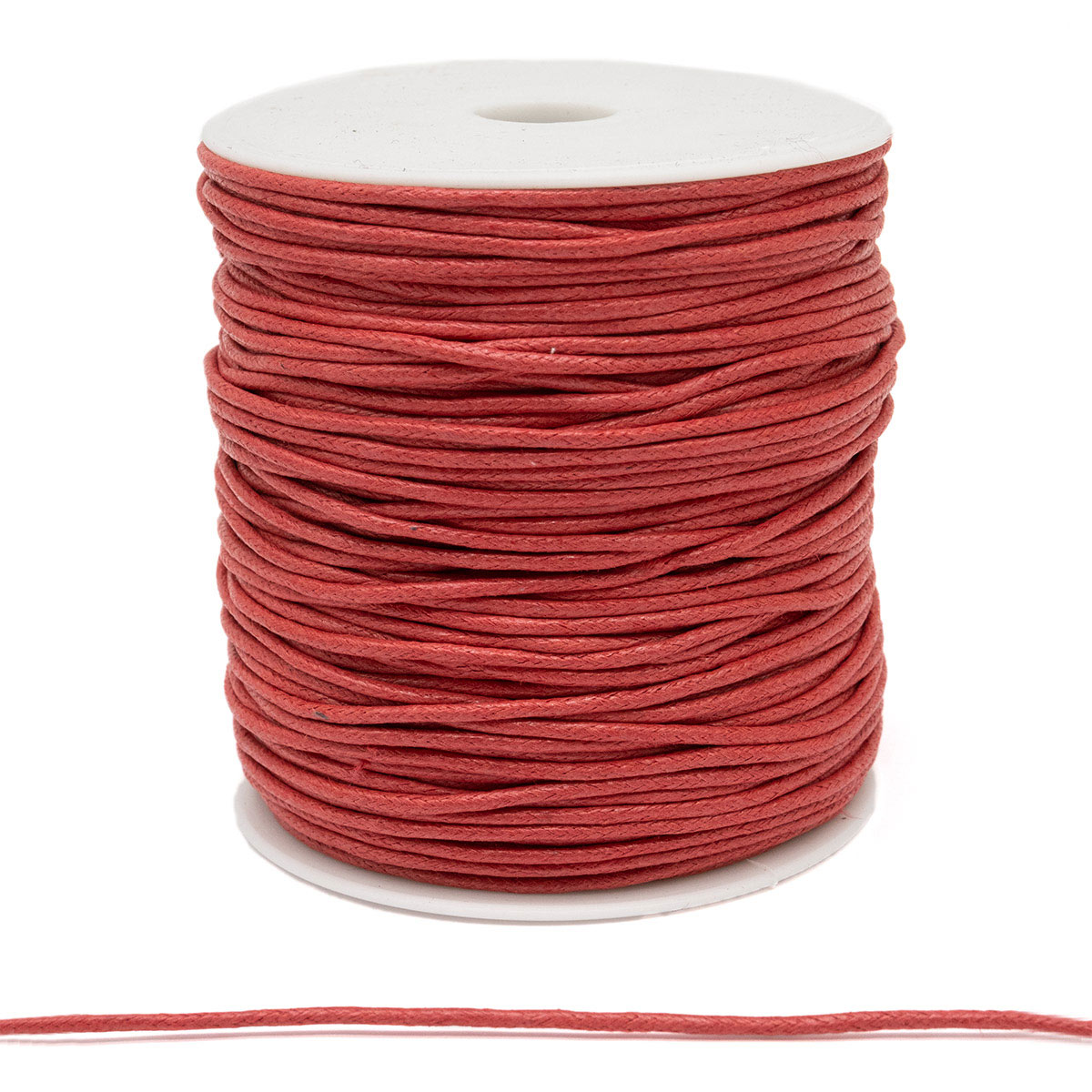Шнур вощеный 2мм 0371-9000 цв.С171 красный
