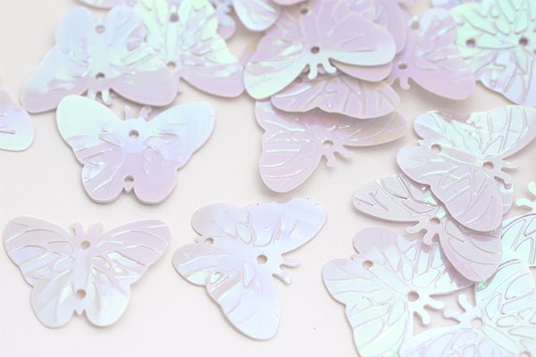 Пайетки "Астра" (10гр) "бабочки" 18*23мм цв.319 св.розовый