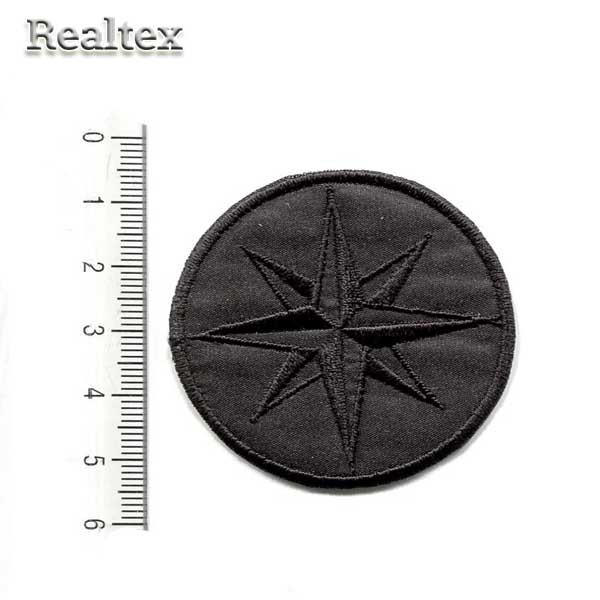 Термоаппликации 3291 "Роза ветров" цв.черный/черный 