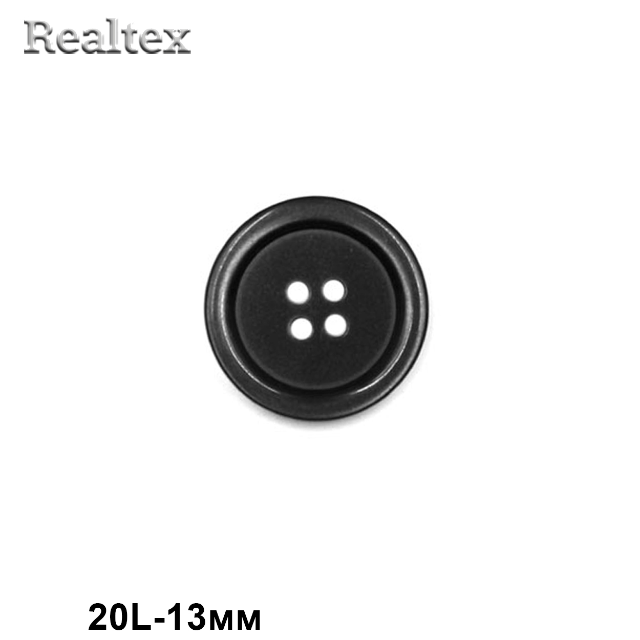 Пуговицы CR P-41 20L (72шт) цв.02-Black