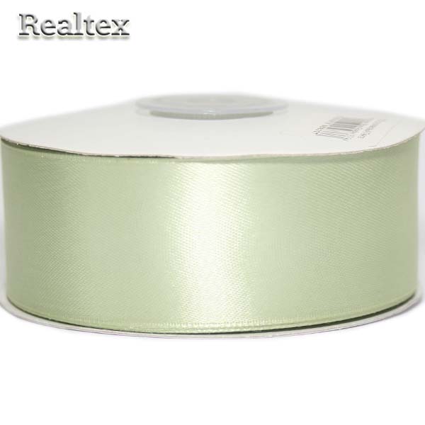 Лента атласная 38мм Realtex (32.9м) цв.119 св.оливковый