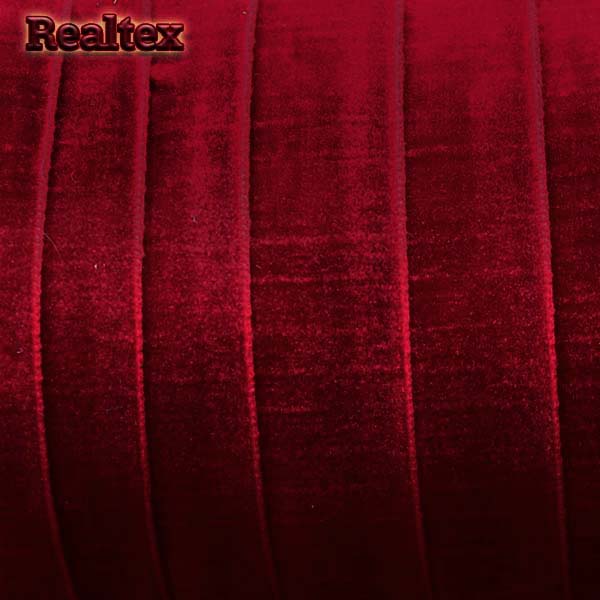 Лента бархатная УТ 20мм цв.8539 темно-красный