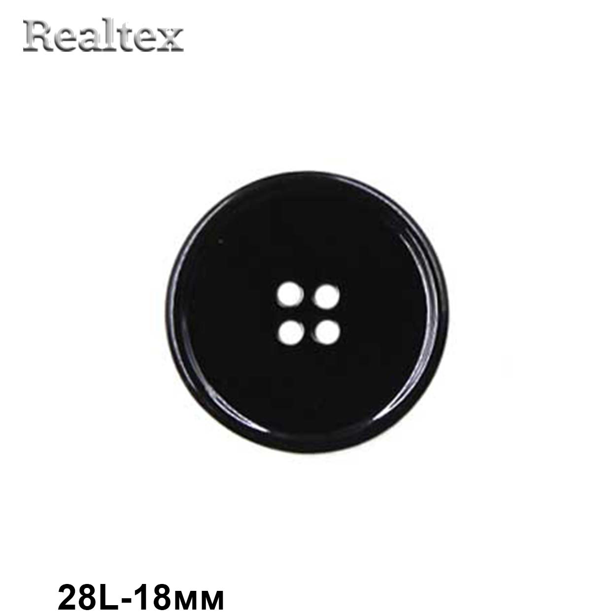 Пуговицы CB 3625 28L (72шт) цв.Blk-01