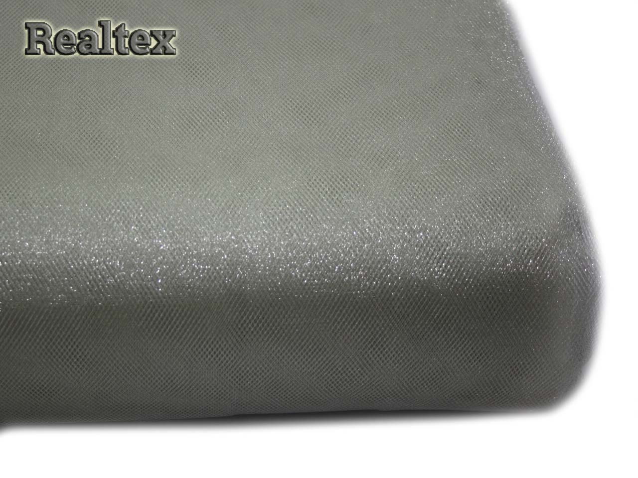 Фатин H-488A шир.150см блестящий (Тайвань) (5м) цв.сетло-серый