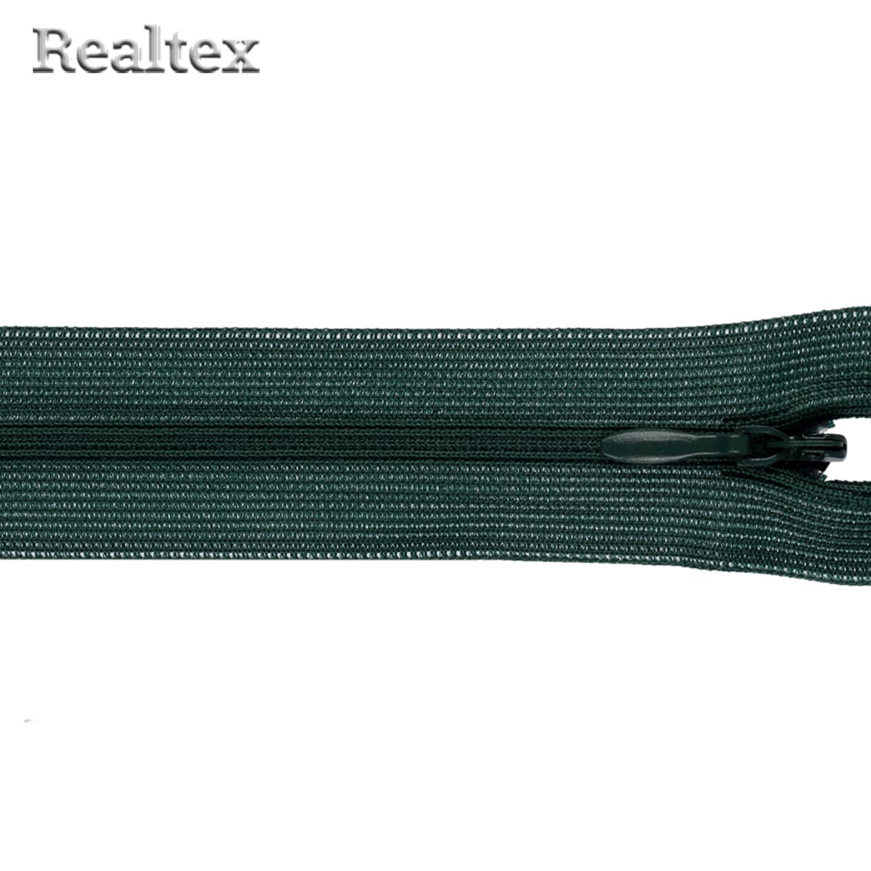 Молния потайная G-013P 50см цв.265 т.зеленый