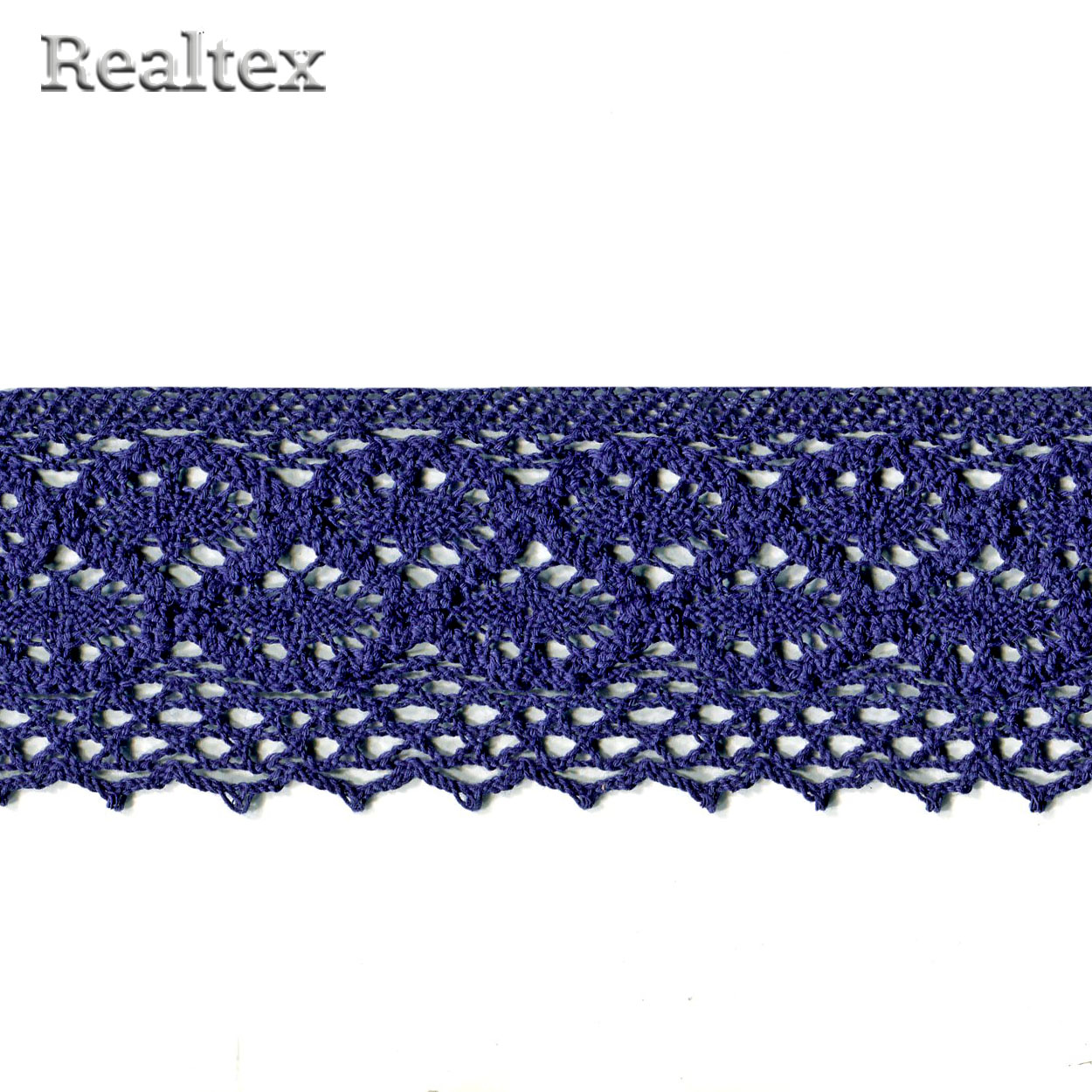 Тесьма вязаная 50мм TBY 6368 (10м) цв.29 тёмно-синий