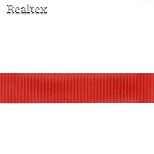 Лента репсовая Realtex 15мм цв.026 красный 