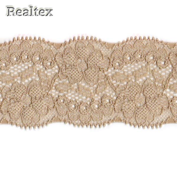 Кружево стрейч  50мм 106174 цв.бежевый