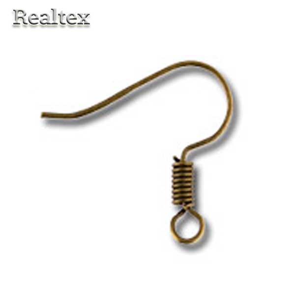 Швензы для серег "Zlatka" DC-071/10 цв.04 бронза