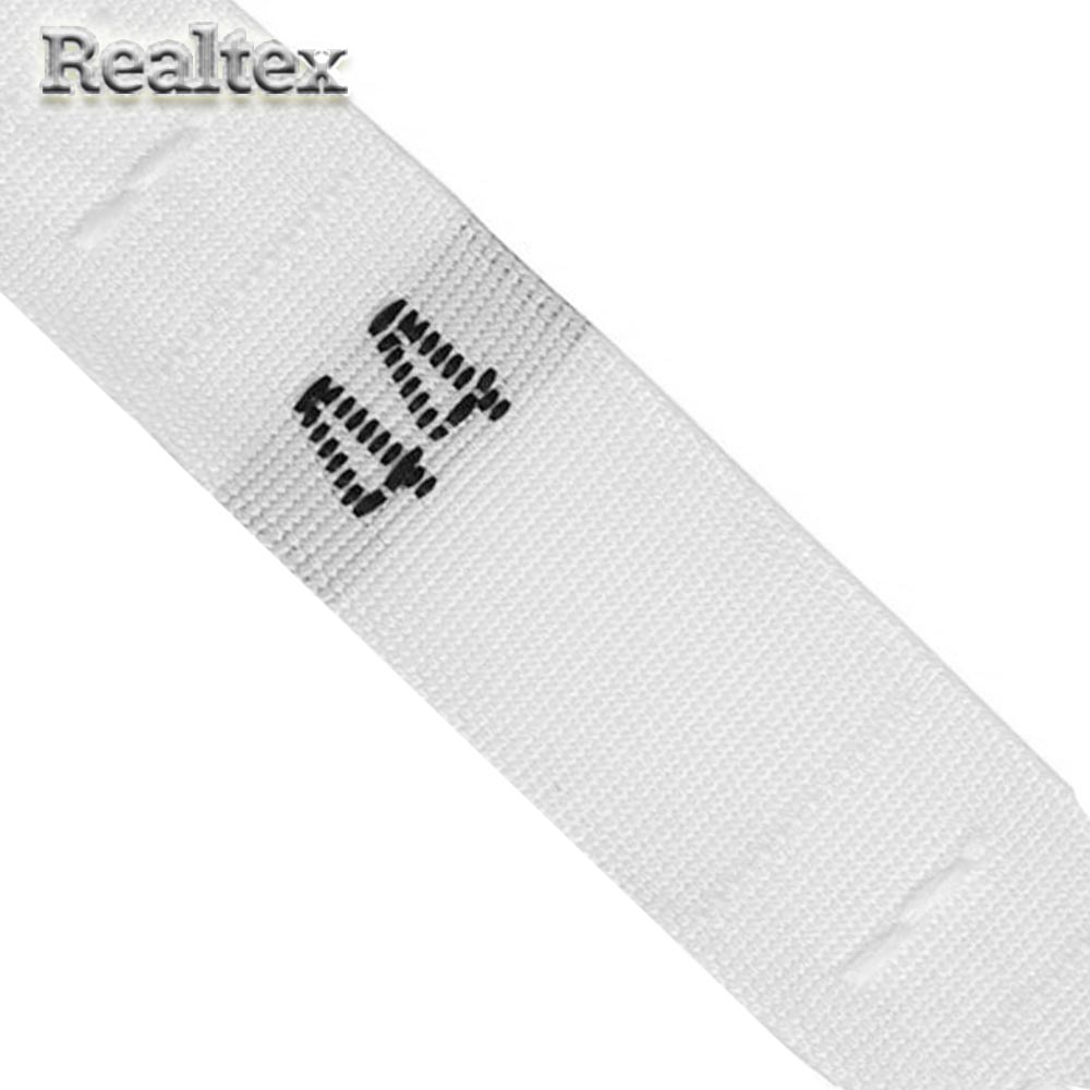 Размерники жаккардовые ТВ 44 тафта 10*32мм (500шт) цв.белый