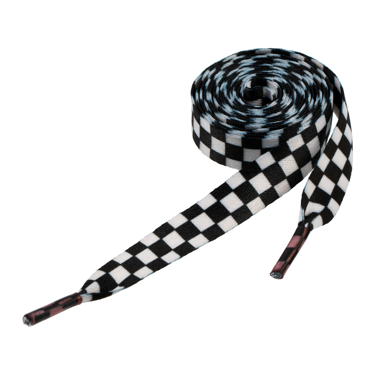 Шнурки 10мм SHL-01/10 (5пар) цв.05 чёрный/белый (шахматы)