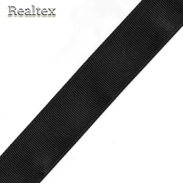 Лента репсовая 25мм RS (27,4м) цв.176 черный