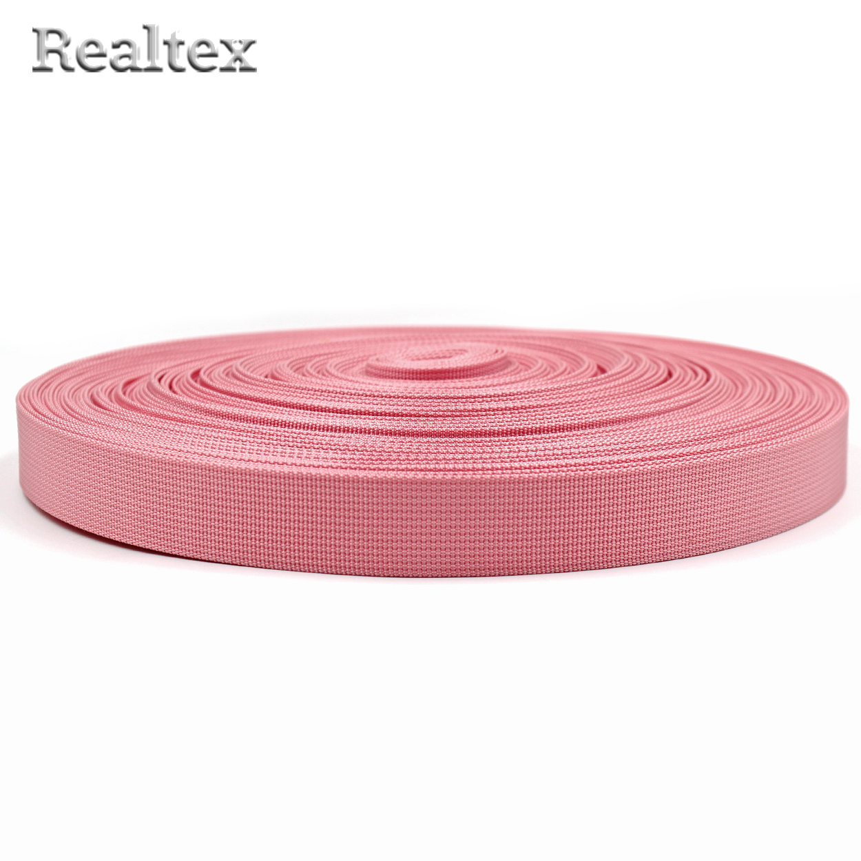  Лента ременная Realtex Premium 25мм (45,7м) цв.11 розовый