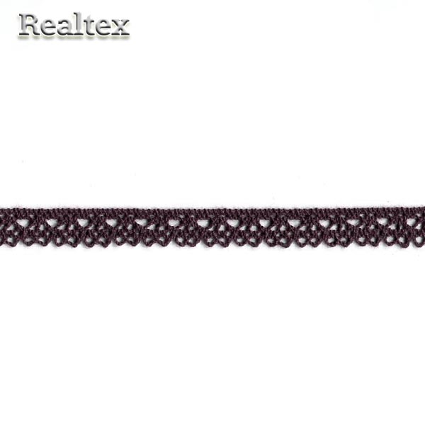 Кружево вязаное  12мм 12.01.071 цв.10 коричневый