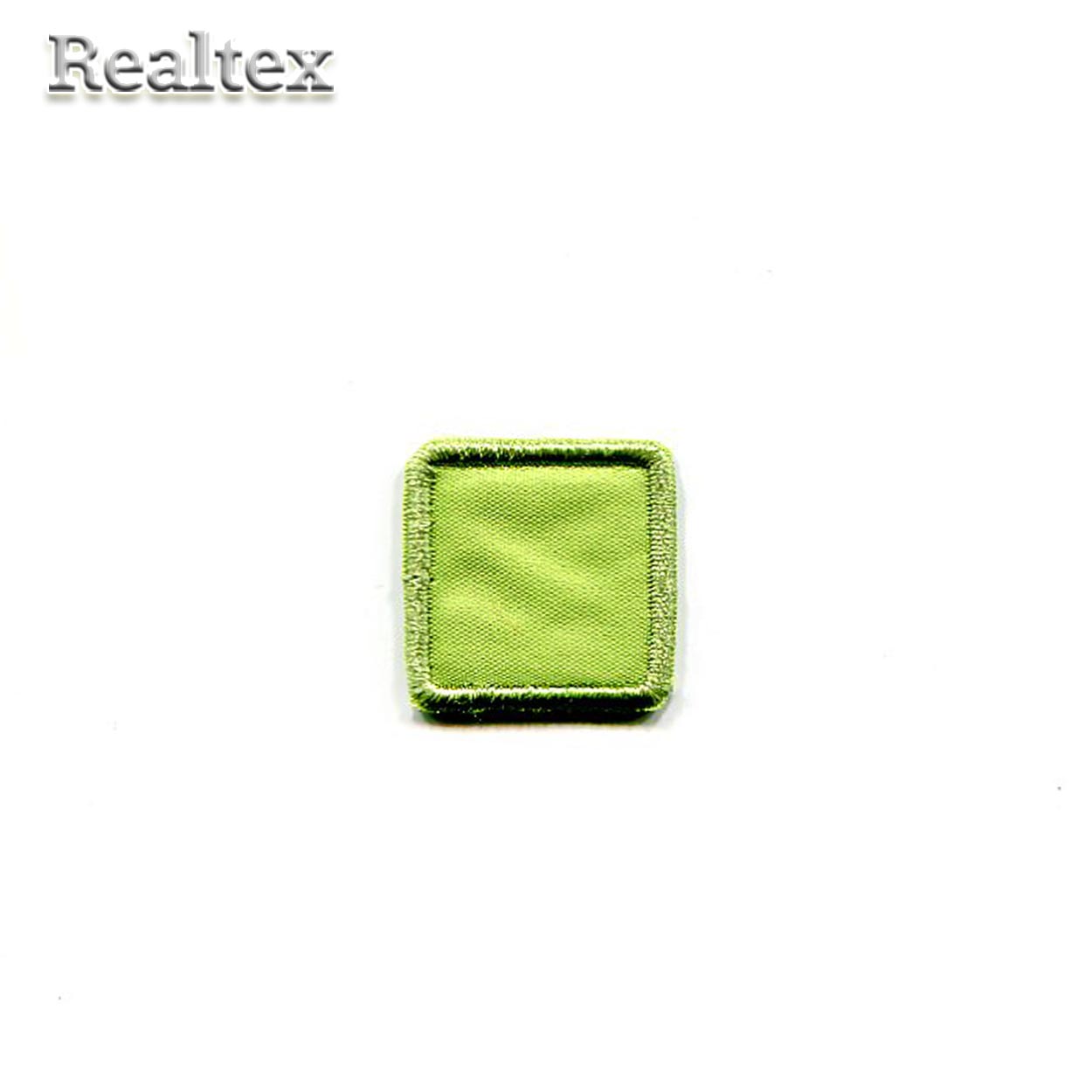 Термоаппликации 009 "Квадрат малый" цв.зеленый 