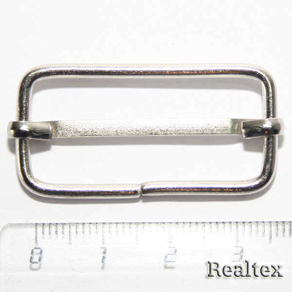 Шлевка металлическая 35х20х2,5мм TSW цв.никель 