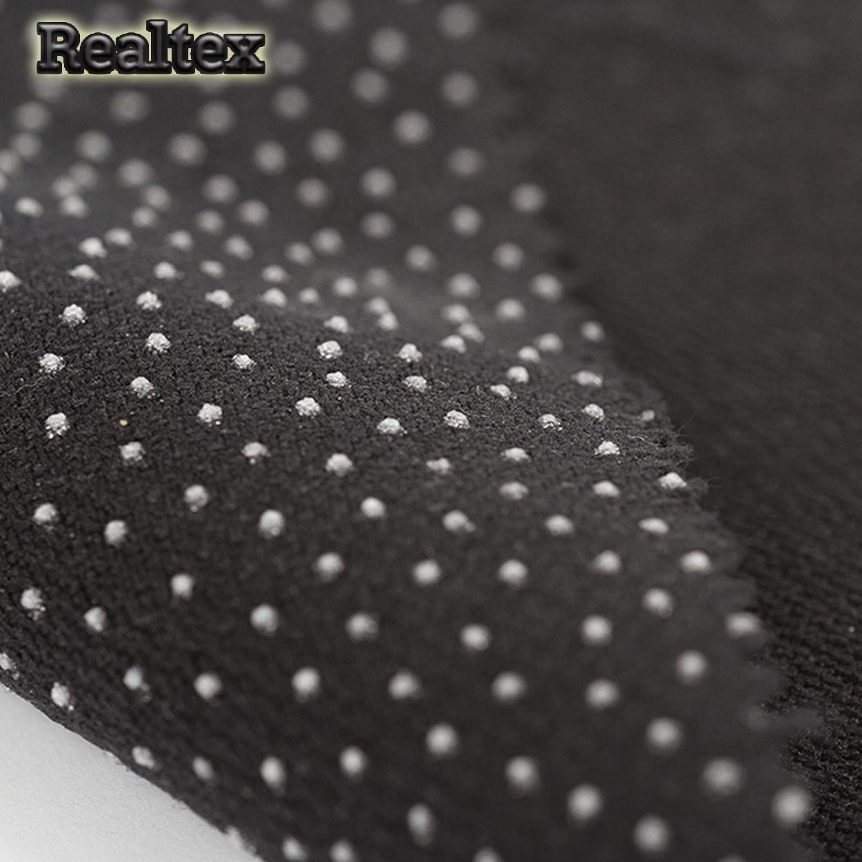 Дублерин эластичный тканый точечный G-78etw шир.150см 78 г/кв.м  цв.чёрный 