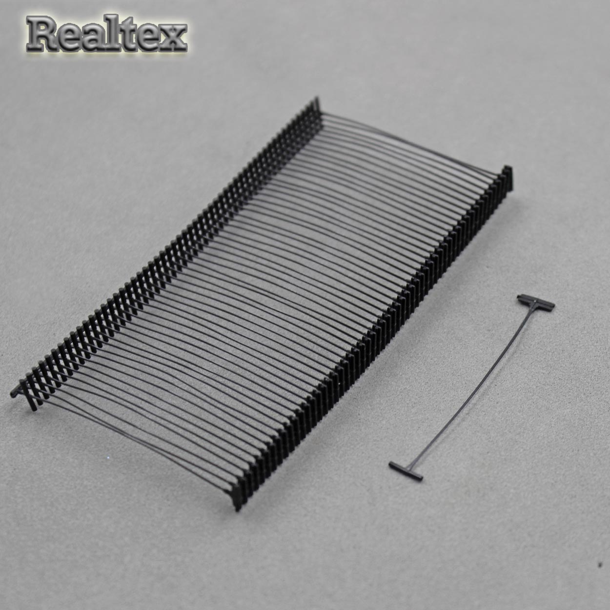 Этикетодержатели  Realtex 45мм цв.черный 