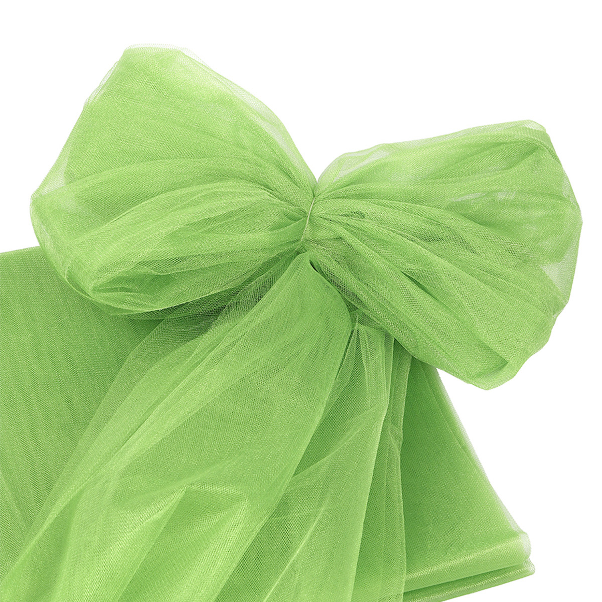 Фатин K.TRM шир.300см блестящий средней жёсткости (5м) цв.32 жёлто-зелёный