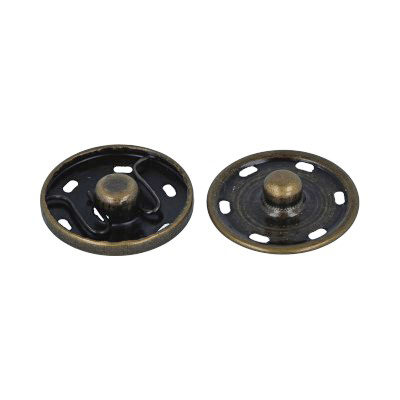 Кнопка пришивная металлическая KLM-210 21мм цв.03 бронза