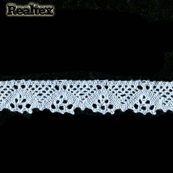 Кружево вязаное  20мм 20.01.119 цв.20 св.голубой