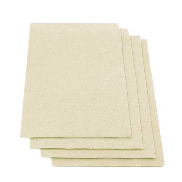 Фетр листовой жесткий FLT-H1 "IDEAL" цв.650 молочный 