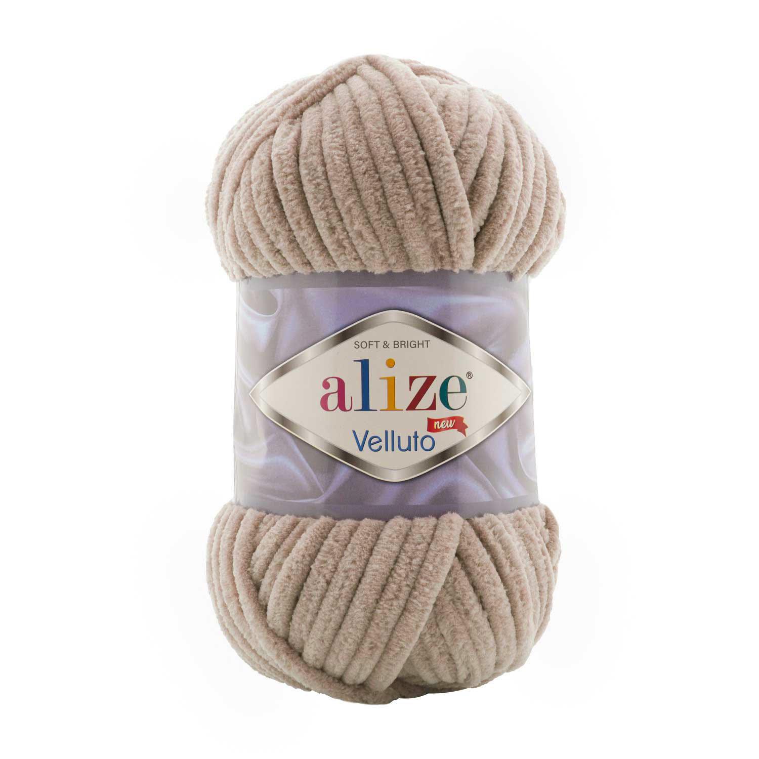 Пряжа Alize "Velluto" (0,5кг) цв.530 бежевый